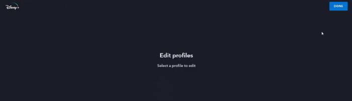 Find Edit profile